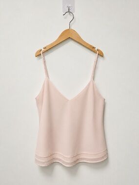 Aritzia Talula Blush Pink V-Neck Spaghetti Strap Cami